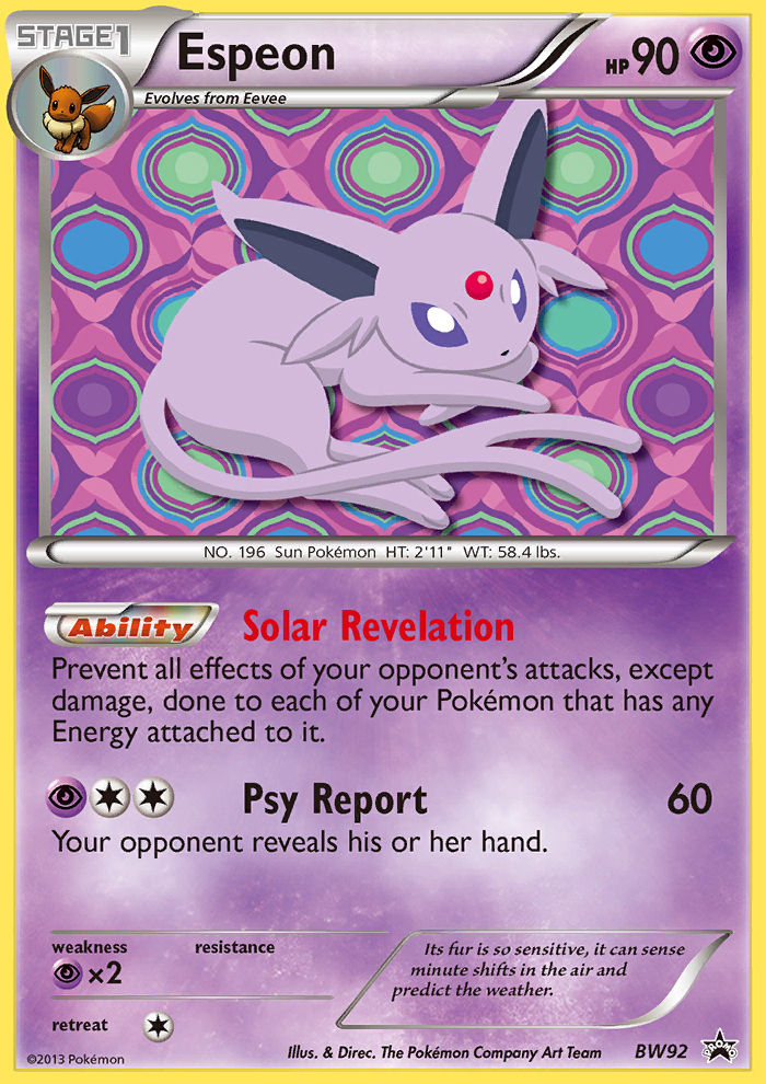 Espeon [BW Black Star Promos] | Chromatic Games