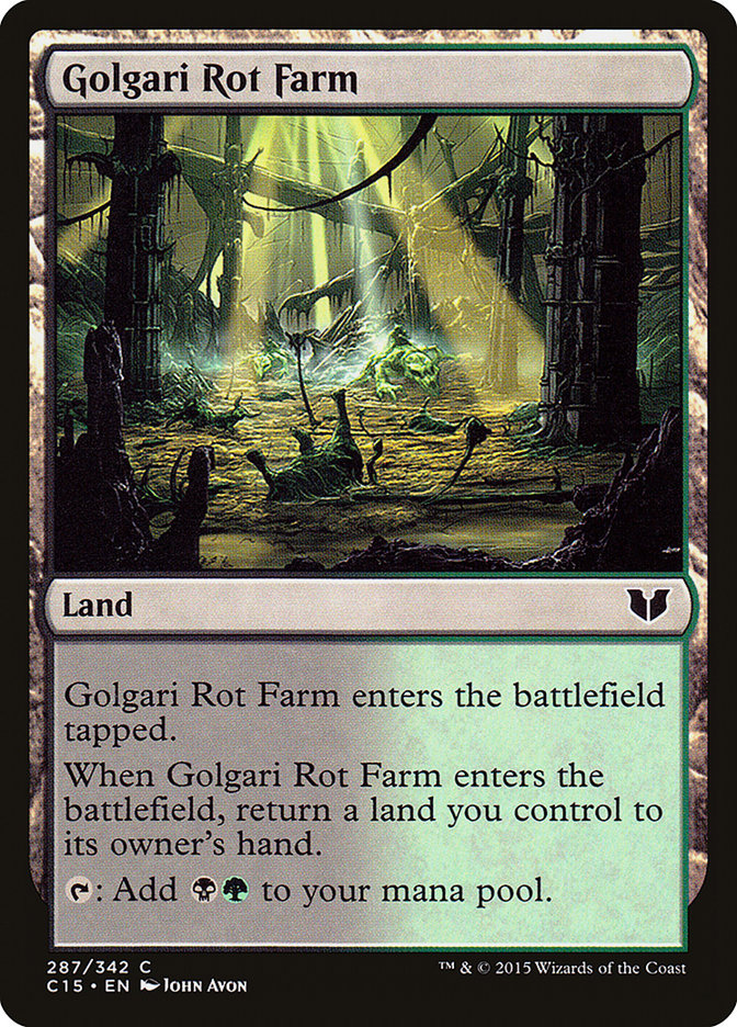 Golgari Rot Farm [Commander 2015] | Chromatic Games