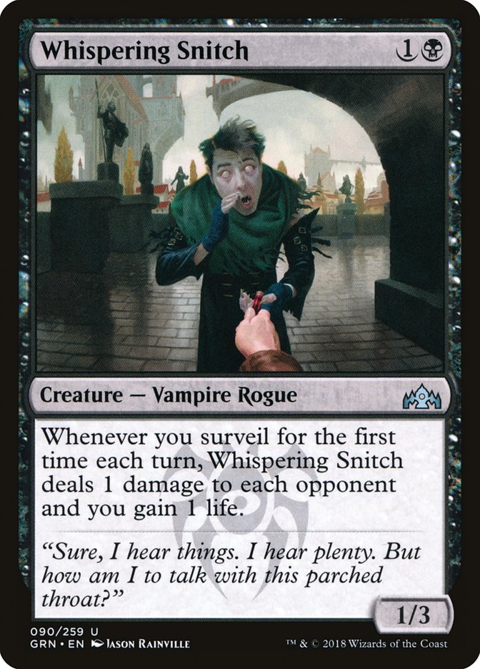 Whispering Snitch [Guilds of Ravnica] | Chromatic Games