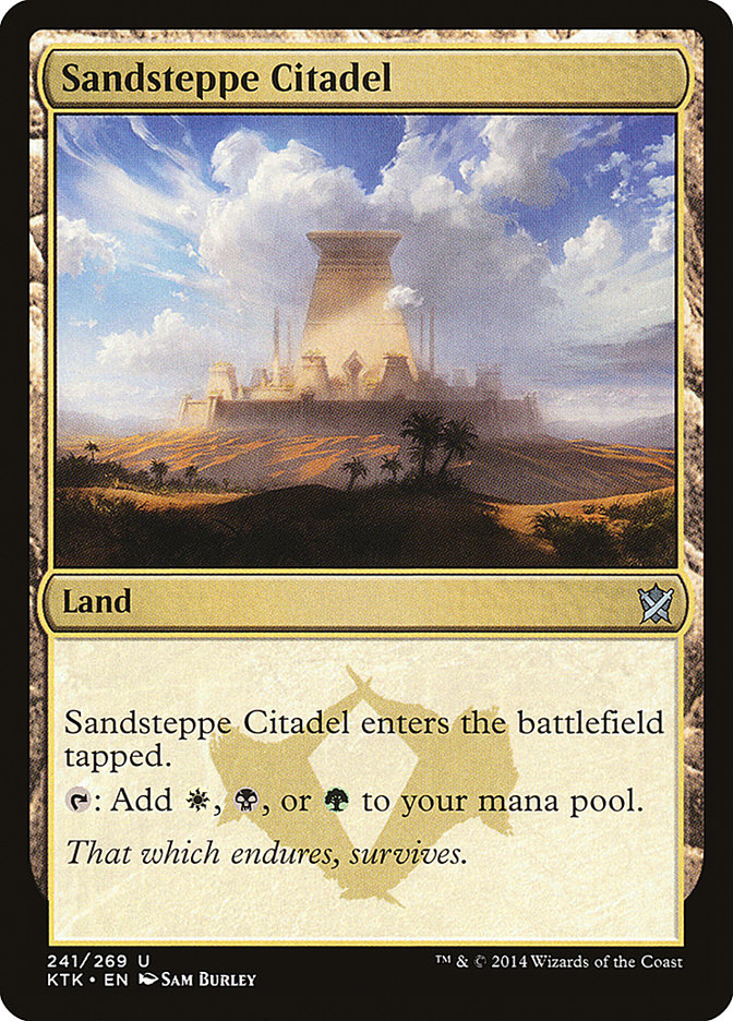 Sandsteppe Citadel [Khans of Tarkir] | Chromatic Games