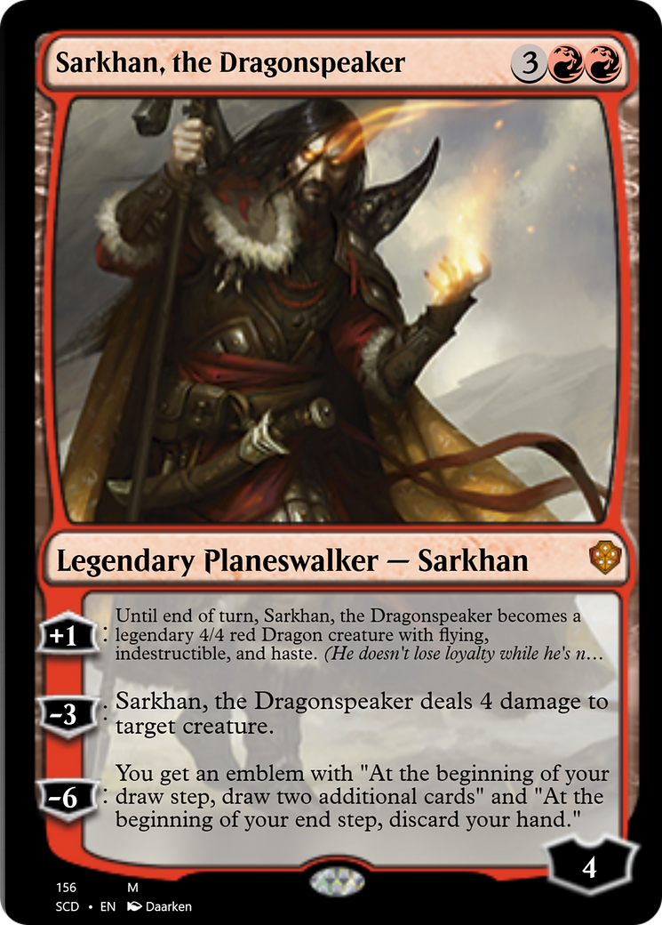 Sarkhan, the Dragonspeaker [Starter Commander Decks] | Chromatic Games