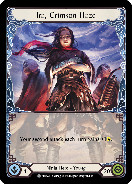 Ira, Crimson Haze [CRU046] (Crucible of War)  1st Edition Rainbow Foil | Chromatic Games