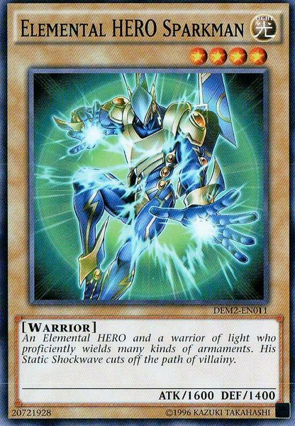 Elemental HERO Sparkman [DEM2-EN011] Common | Chromatic Games