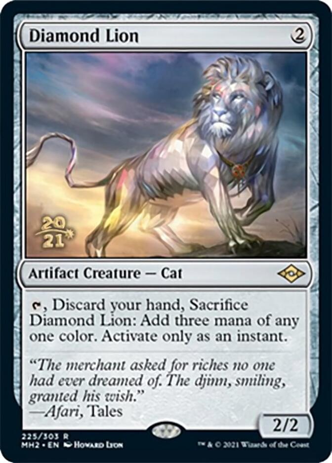 Diamond Lion [Modern Horizons 2 Prerelease Promos] | Chromatic Games