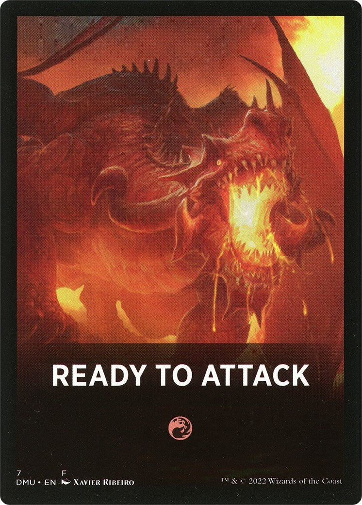 Ready to Attack Theme Card [Dominaria United Tokens] | Chromatic Games