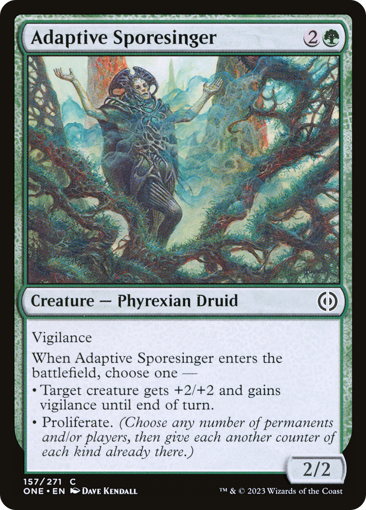 Adaptive Sporesinger [Phyrexia: All Will Be One] | Chromatic Games