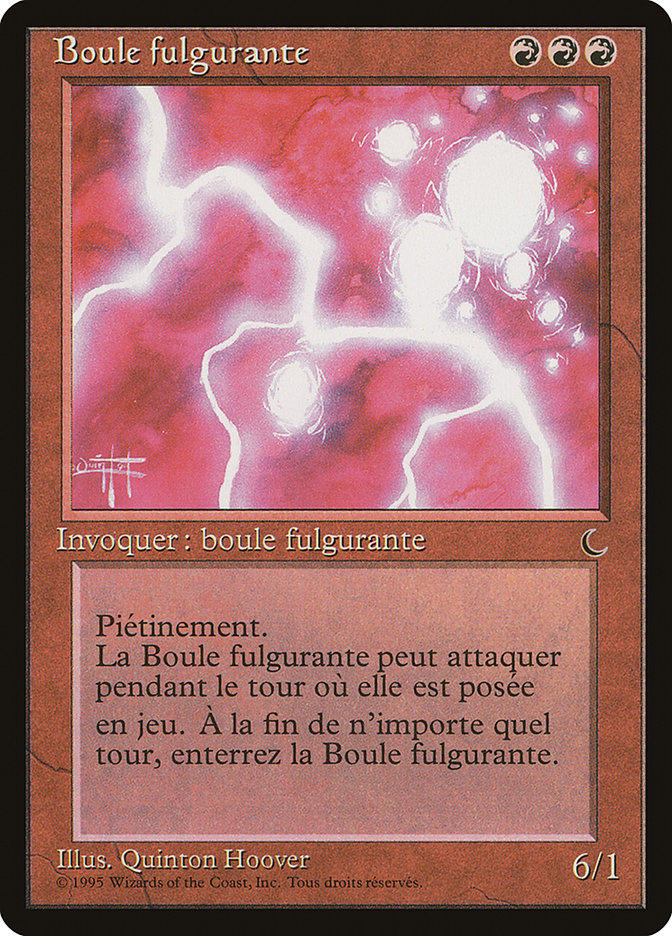 Ball Lightning (French) - "Boule fulgurante" [Renaissance] | Chromatic Games