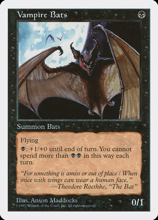 Vampire Bats [Fifth Edition] | Chromatic Games