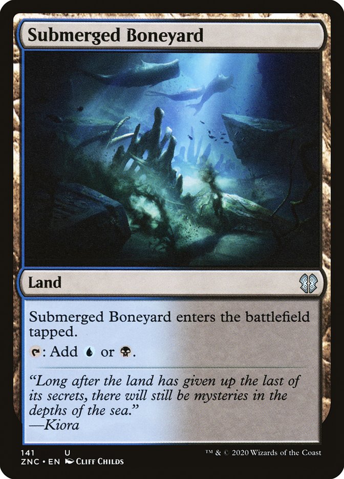 Submerged Boneyard [Zendikar Rising Commander] | Chromatic Games