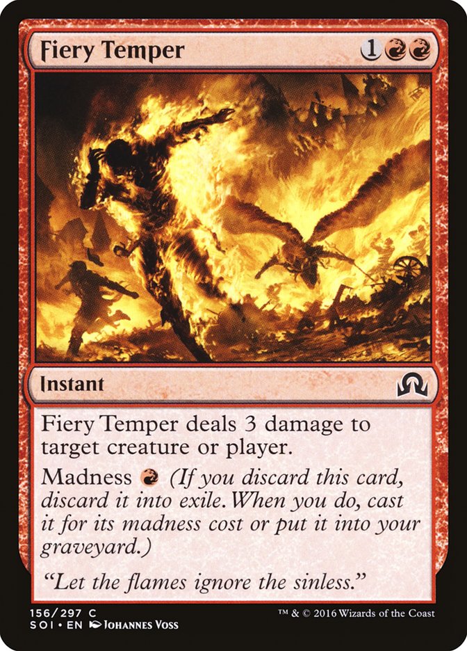 Fiery Temper [Shadows over Innistrad] | Chromatic Games