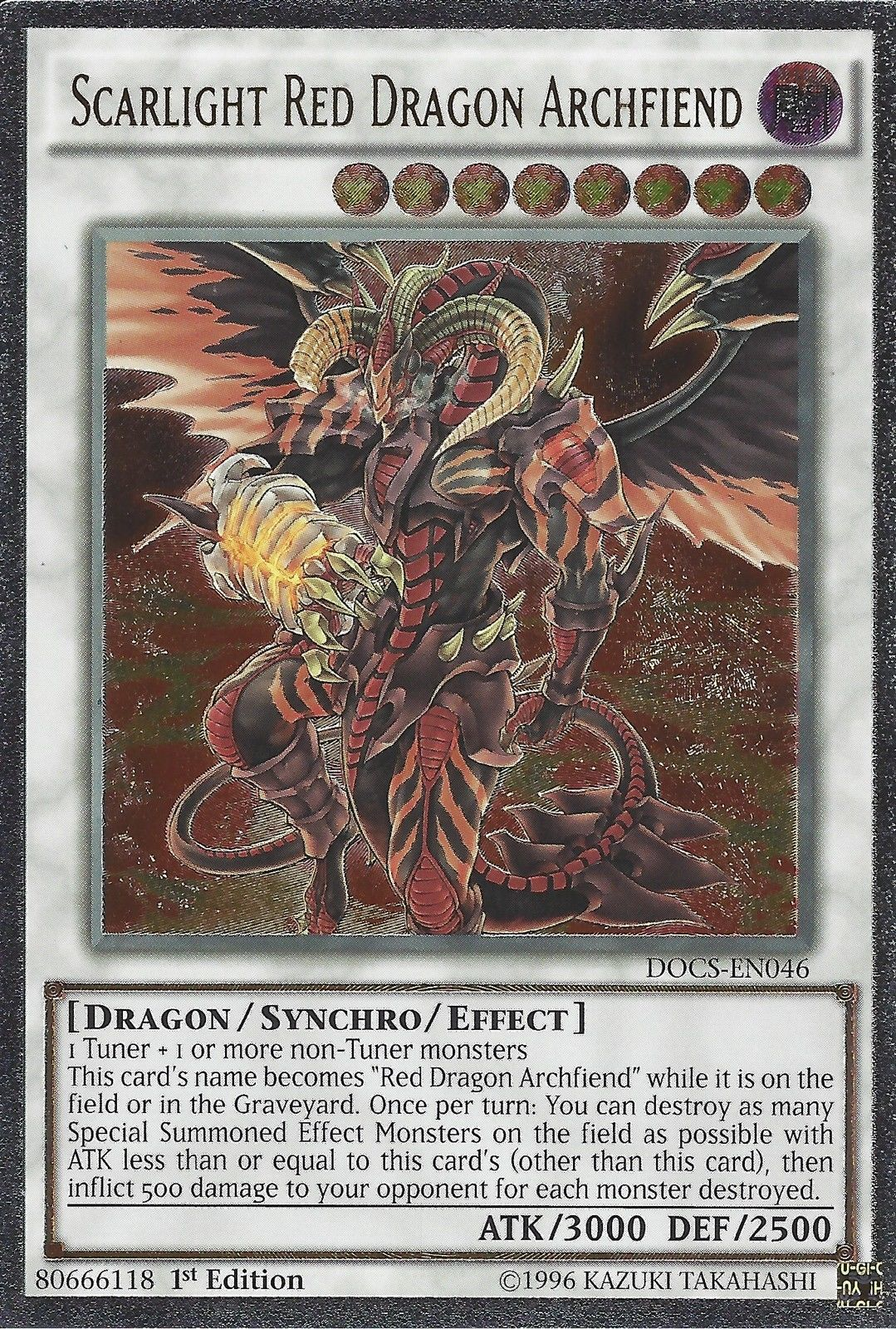 Scarlight Red Dragon Archfiend (UTR) [DOCS-EN046] Ultimate Rare | Chromatic Games