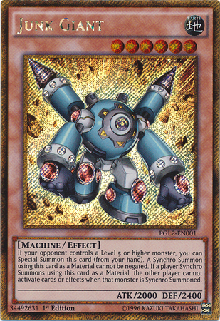 Junk Giant [PGL2-EN001] Gold Secret Rare | Chromatic Games
