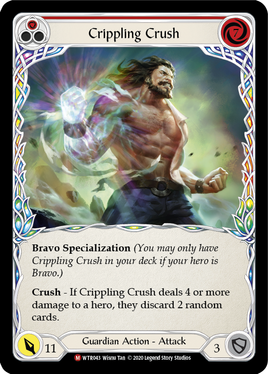 Crippling Crush [U-WTR043] (Welcome to Rathe Unlimited)  Unlimited Rainbow Foil | Chromatic Games