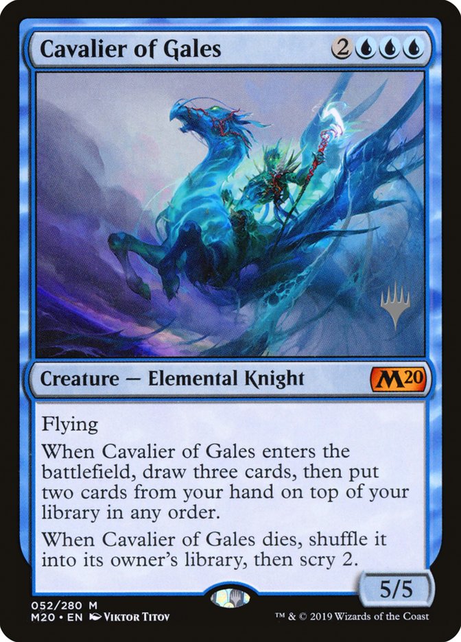 Cavalier of Gales (Promo Pack) [Core Set 2020 Promos] | Chromatic Games