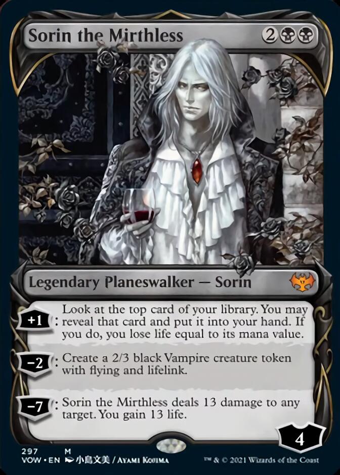 Sorin the Mirthless (Showcase Fang Frame) [Innistrad: Crimson Vow] | Chromatic Games