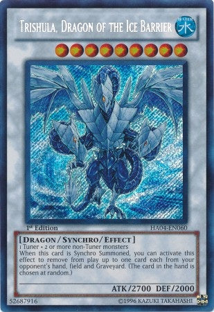 Trishula, Dragon of the Ice Barrier [HA04-EN060] Secret Rare | Chromatic Games