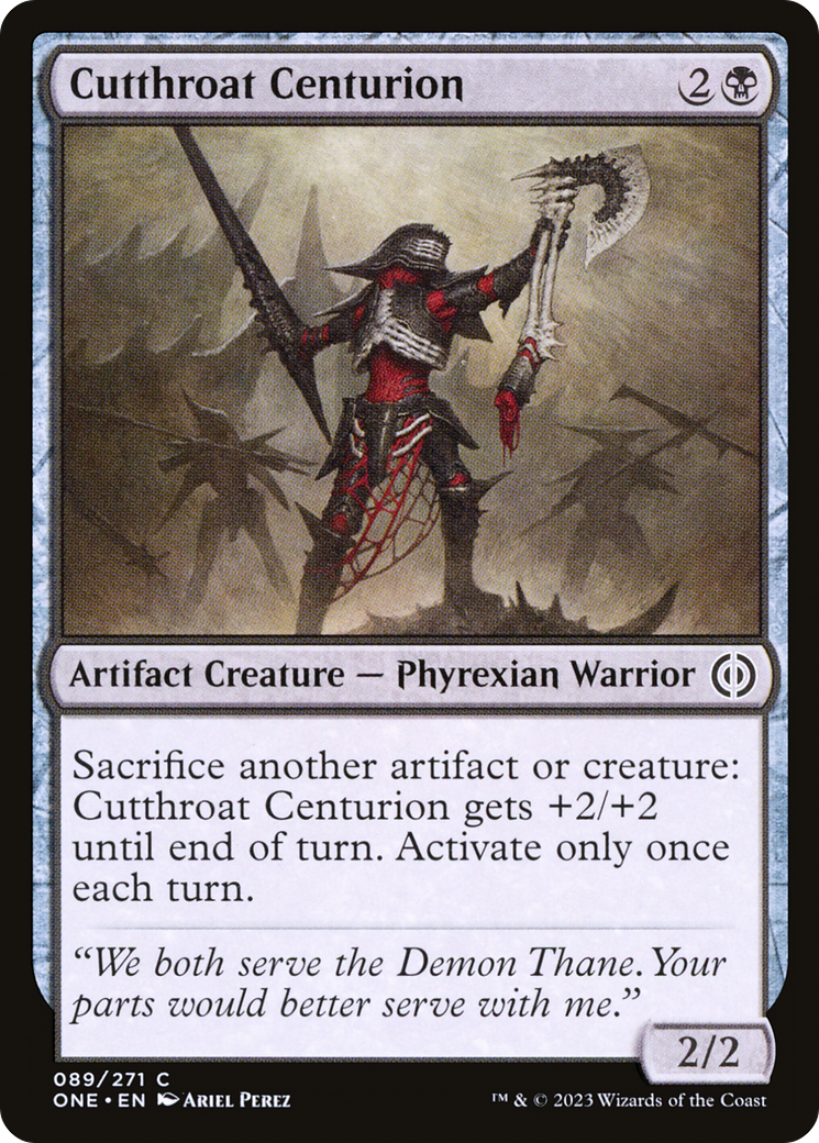 Cutthroat Centurion [Phyrexia: All Will Be One] | Chromatic Games