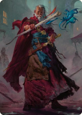 Elminster Art Card (64) [Commander Legends: Battle for Baldur's Gate Art Series] | Chromatic Games