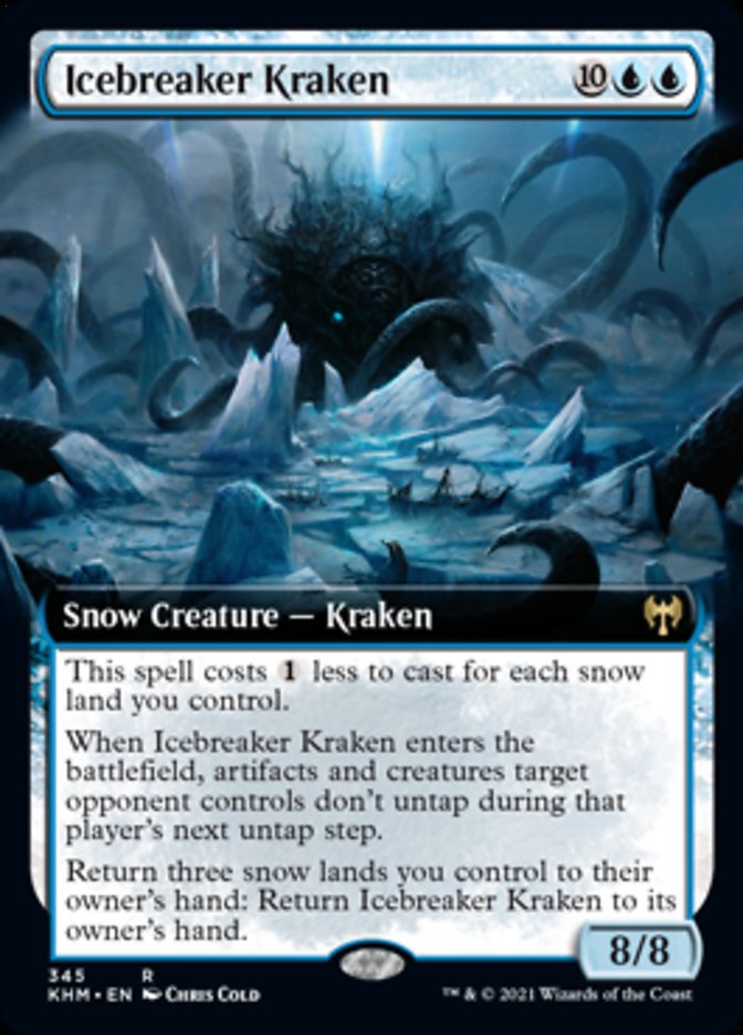 Icebreaker Kraken (Extended Art) [Kaldheim] | Chromatic Games