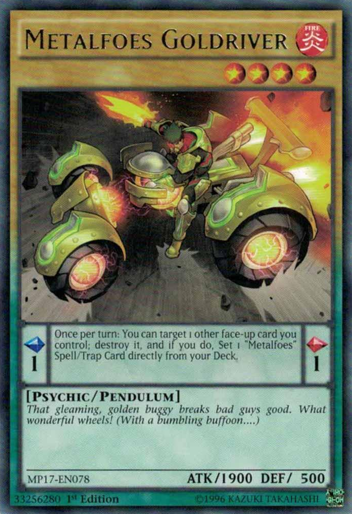 Metalfoes Goldriver [MP17-EN078] Rare | Chromatic Games