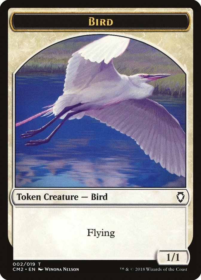 Bird Token [Commander Anthology Volume II Tokens] | Chromatic Games