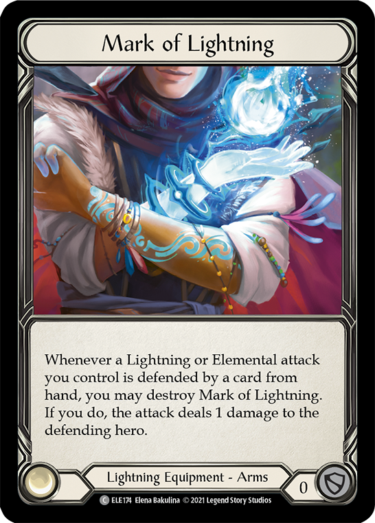 Mark of Lightning [ELE174] (Tales of Aria)  1st Edition Cold Foil | Chromatic Games