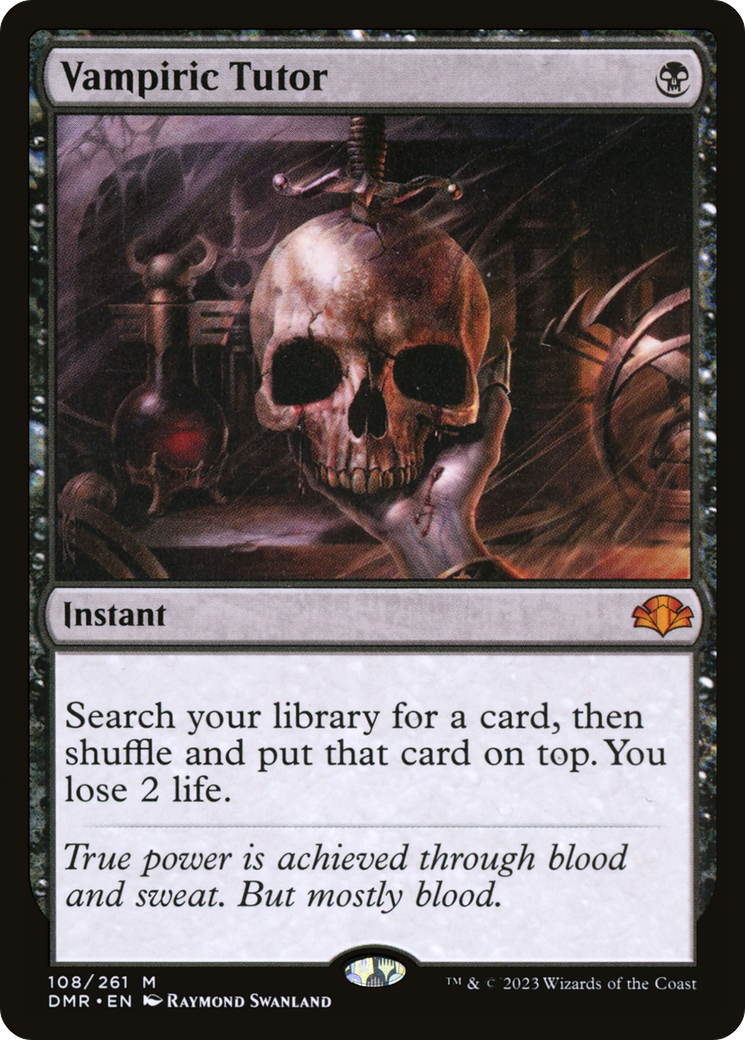 Vampiric Tutor [Dominaria Remastered] | Chromatic Games