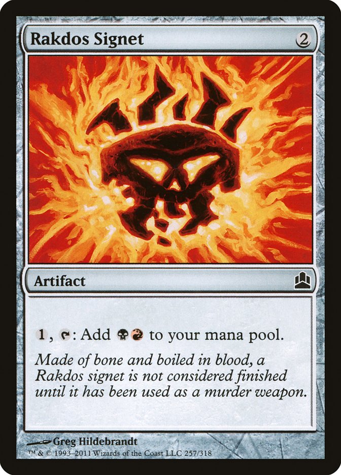 Rakdos Signet [Commander 2011] | Chromatic Games