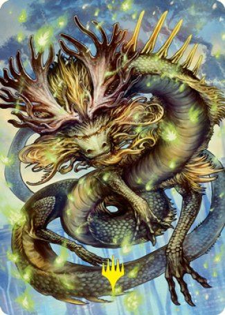 Kura, the Boundless Sky Art Card (Gold-Stamped Signature) [Kamigawa: Neon Dynasty Art Series] | Chromatic Games