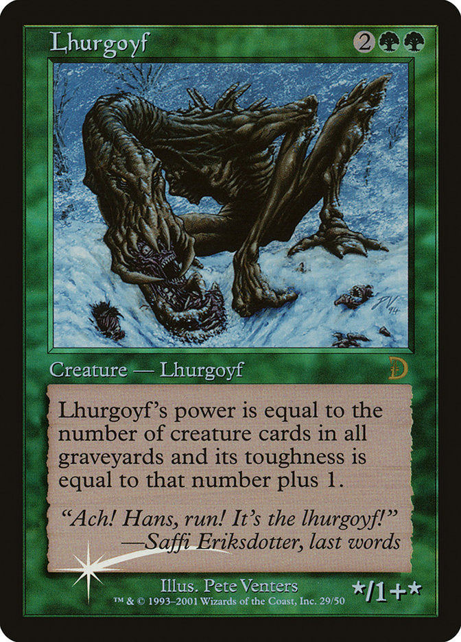 Lhurgoyf [Deckmasters] | Chromatic Games