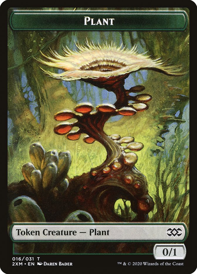 Eldrazi Spawn // Plant Double-Sided Token [Double Masters Tokens] | Chromatic Games