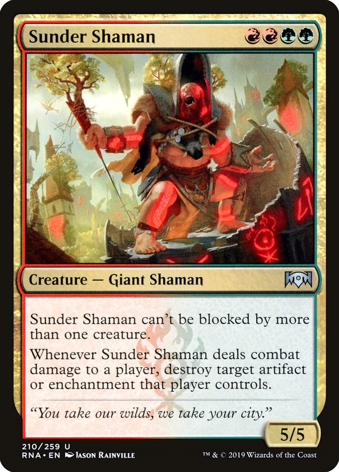 Sunder Shaman [Ravnica Allegiance] | Chromatic Games