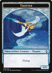 Myr (007) // Thopter (008) Double-Sided Token [Commander 2018 Tokens] | Chromatic Games