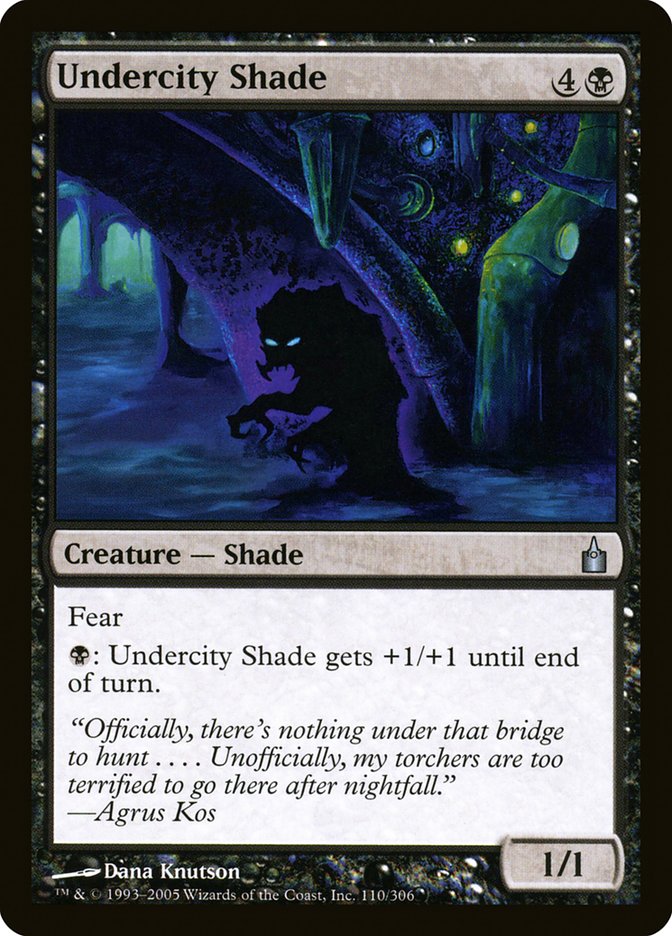 Undercity Shade [Ravnica: City of Guilds] | Chromatic Games