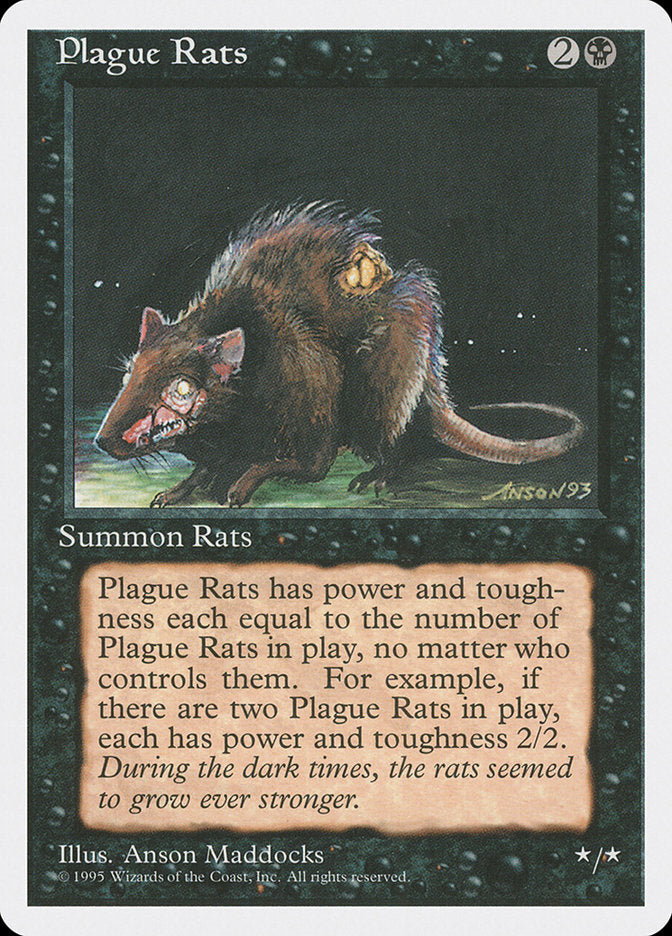 Plague Rats [Fourth Edition] | Chromatic Games