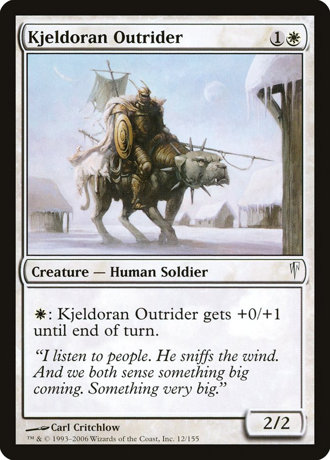 Kjeldoran Outrider [Coldsnap] | Chromatic Games