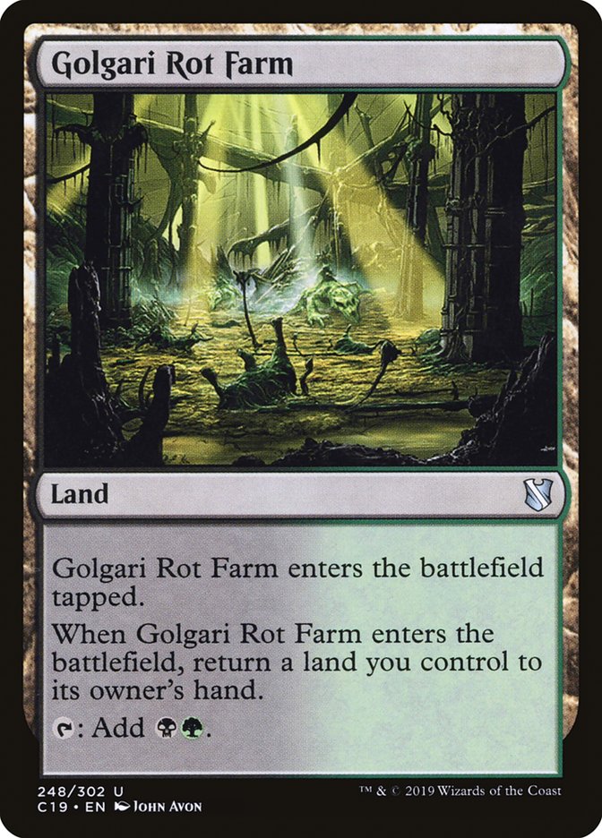 Golgari Rot Farm [Commander 2019] | Chromatic Games