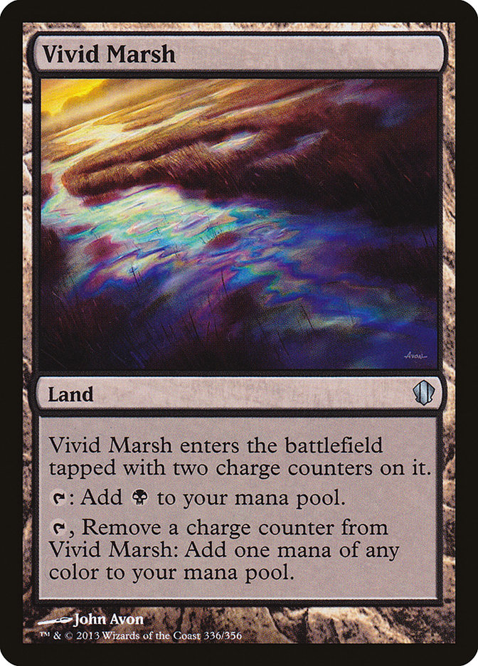 Vivid Marsh [Commander 2013] | Chromatic Games