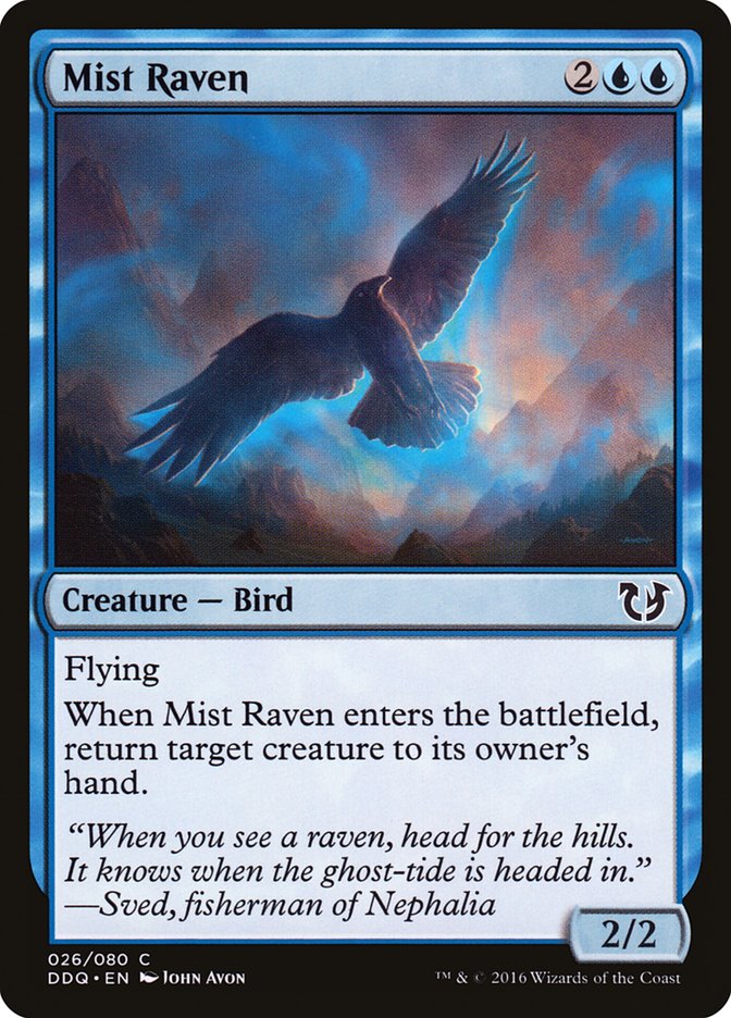 Mist Raven [Duel Decks: Blessed vs. Cursed] | Chromatic Games