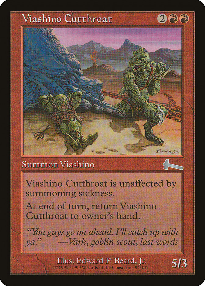 Viashino Cutthroat [Urza's Legacy] | Chromatic Games