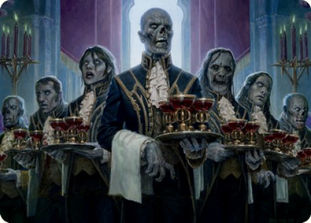 Dying to Serve Art Card [Innistrad: Crimson Vow Art Series] | Chromatic Games