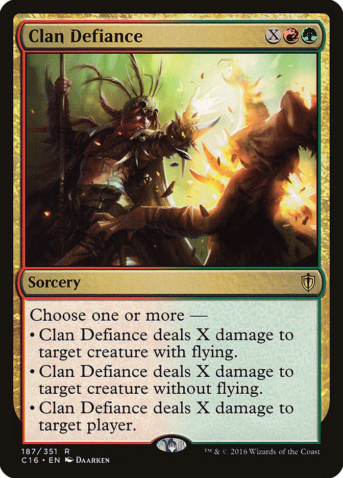 Clan Defiance [Commander 2016] | Chromatic Games