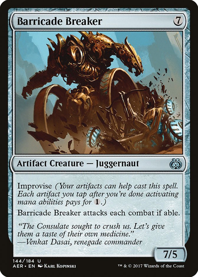 Barricade Breaker [Aether Revolt] | Chromatic Games