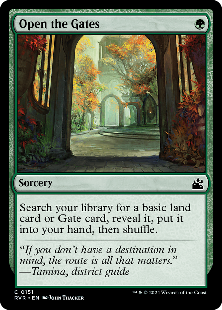 Open the Gates [Ravnica Remastered] | Chromatic Games