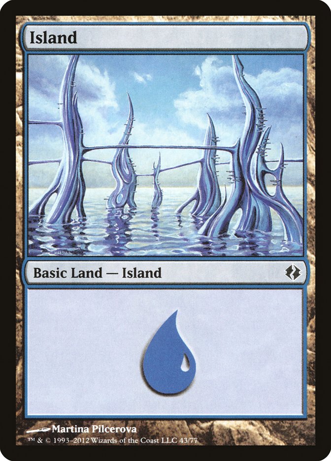 Island (43) [Duel Decks: Venser vs. Koth] | Chromatic Games