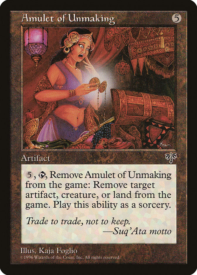 Amulet of Unmaking [Mirage] | Chromatic Games