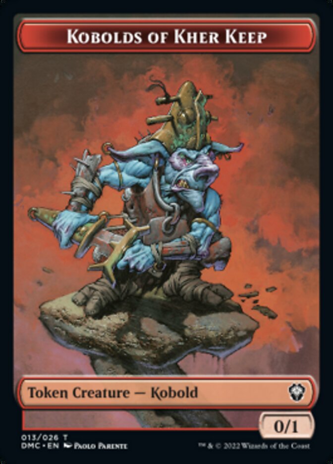 Phyrexian // Kobolds of Kher Keep Double-Sided Token [Dominaria United Tokens] | Chromatic Games