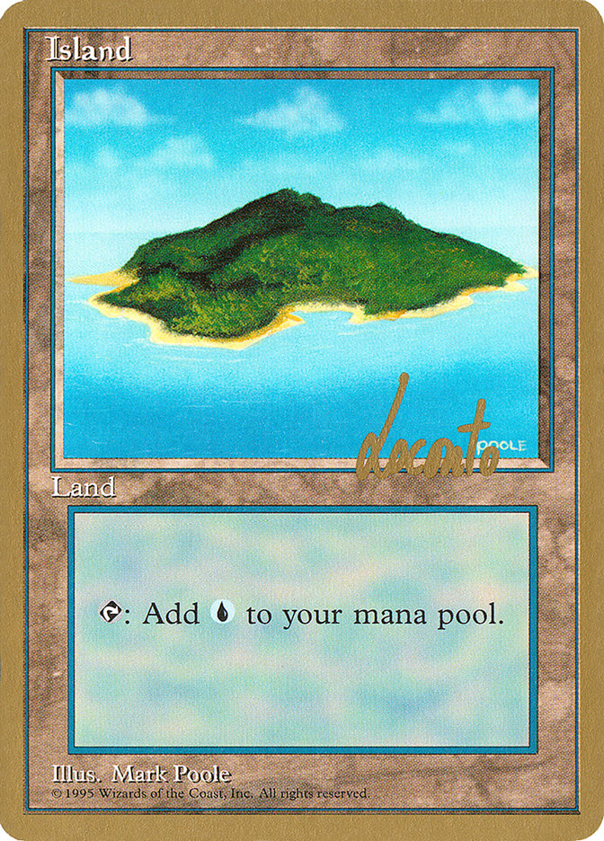 Island (ml367) (Michael Loconto) [Pro Tour Collector Set] | Chromatic Games