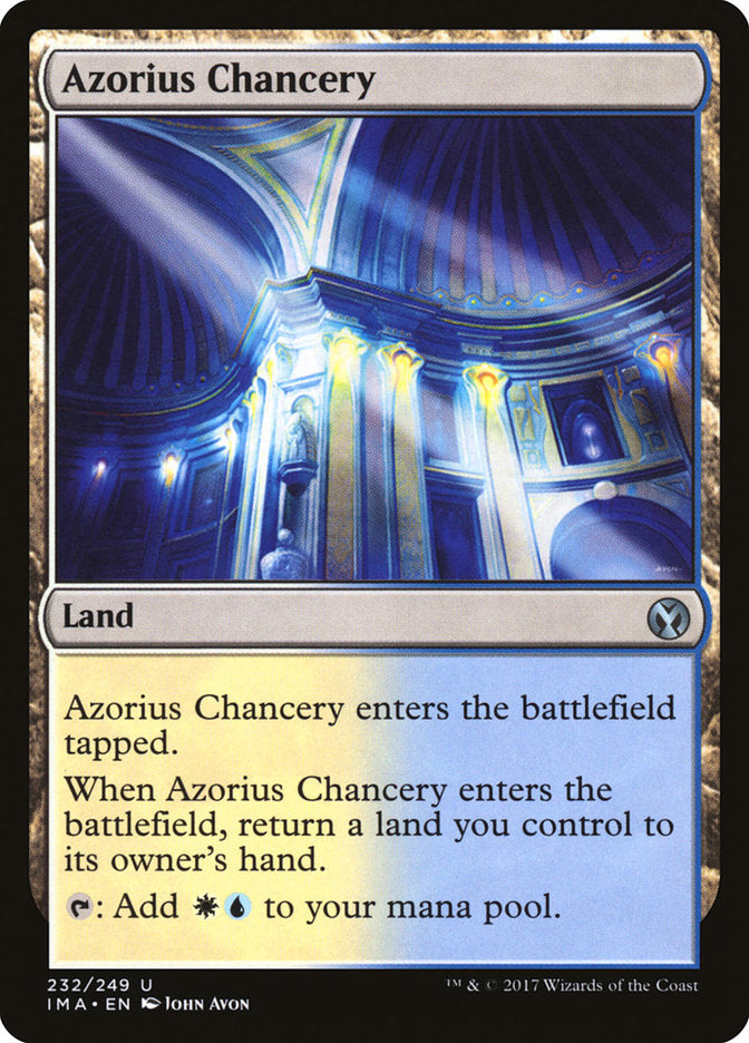 Azorius Chancery [Iconic Masters] | Chromatic Games