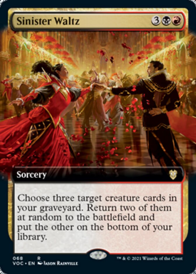 Sinister Waltz (Extended Art) [Innistrad: Crimson Vow Commander] | Chromatic Games